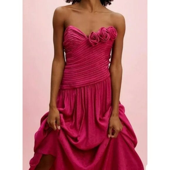 Free People Dresses & Skirts - NWT Free People Pink Strapless Dress Size 4